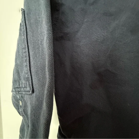 Zara Kids Charcoal Hooded Jean Jacket - Picture 3 of 4